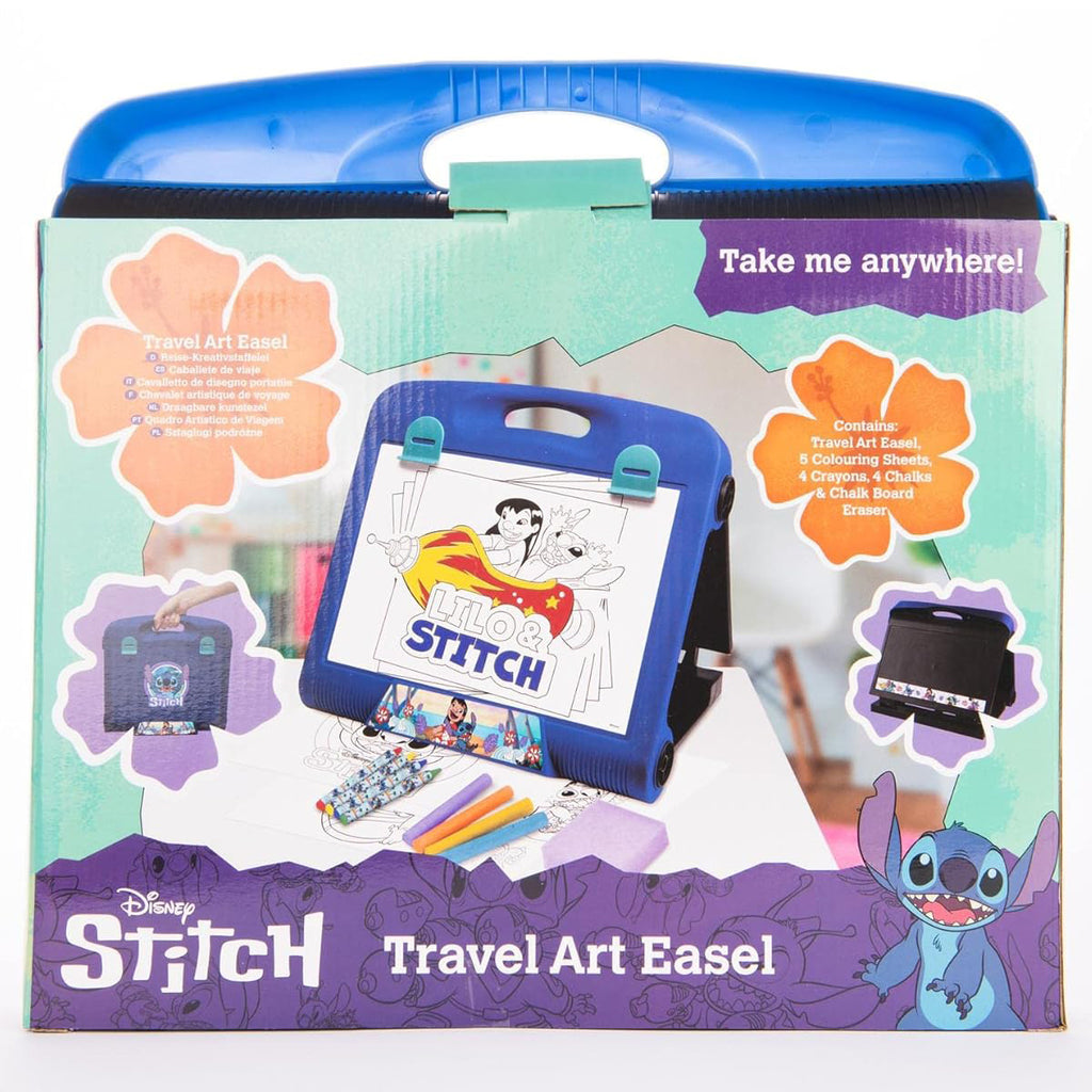 Disney stitch travel art easel