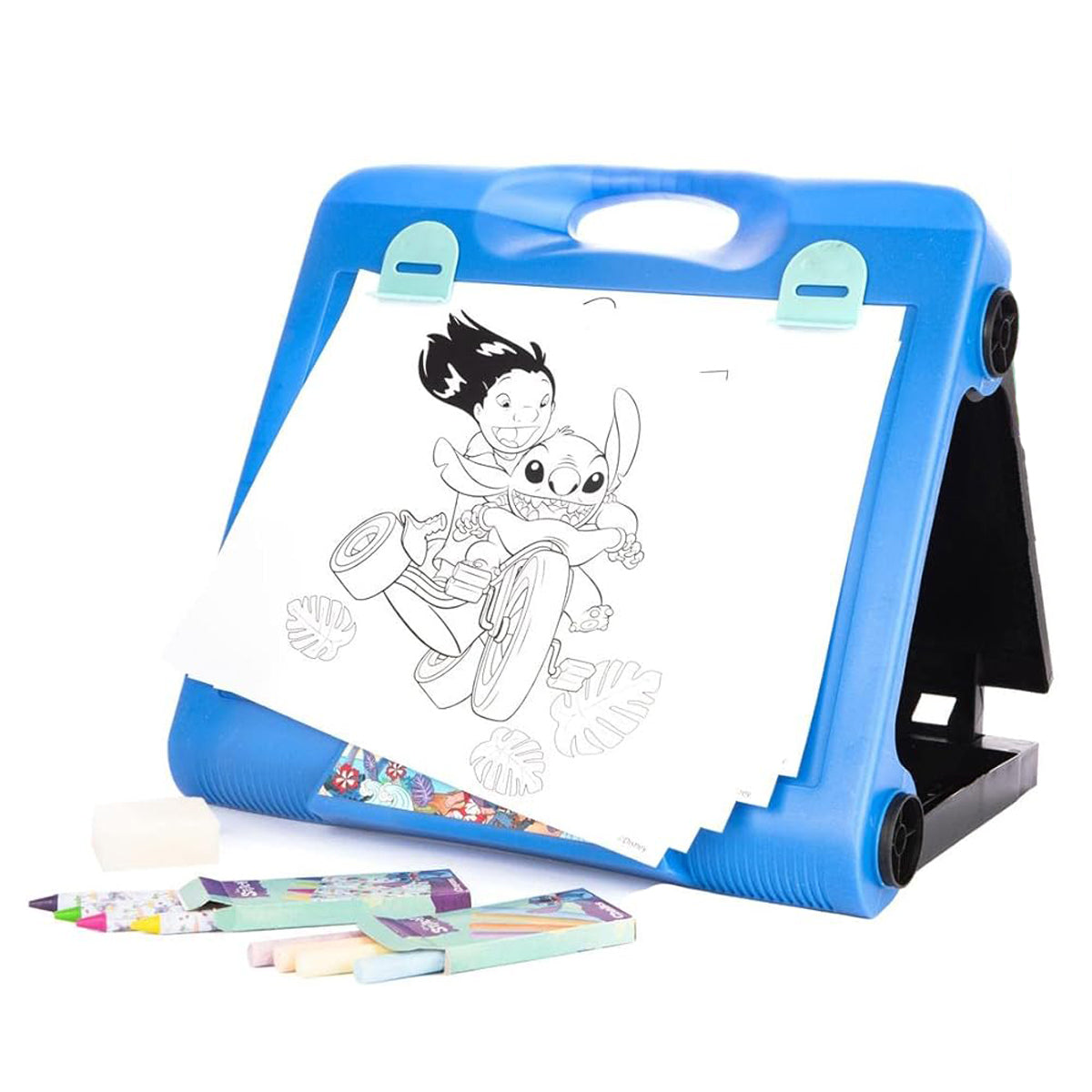 Disney stitch travel art easel