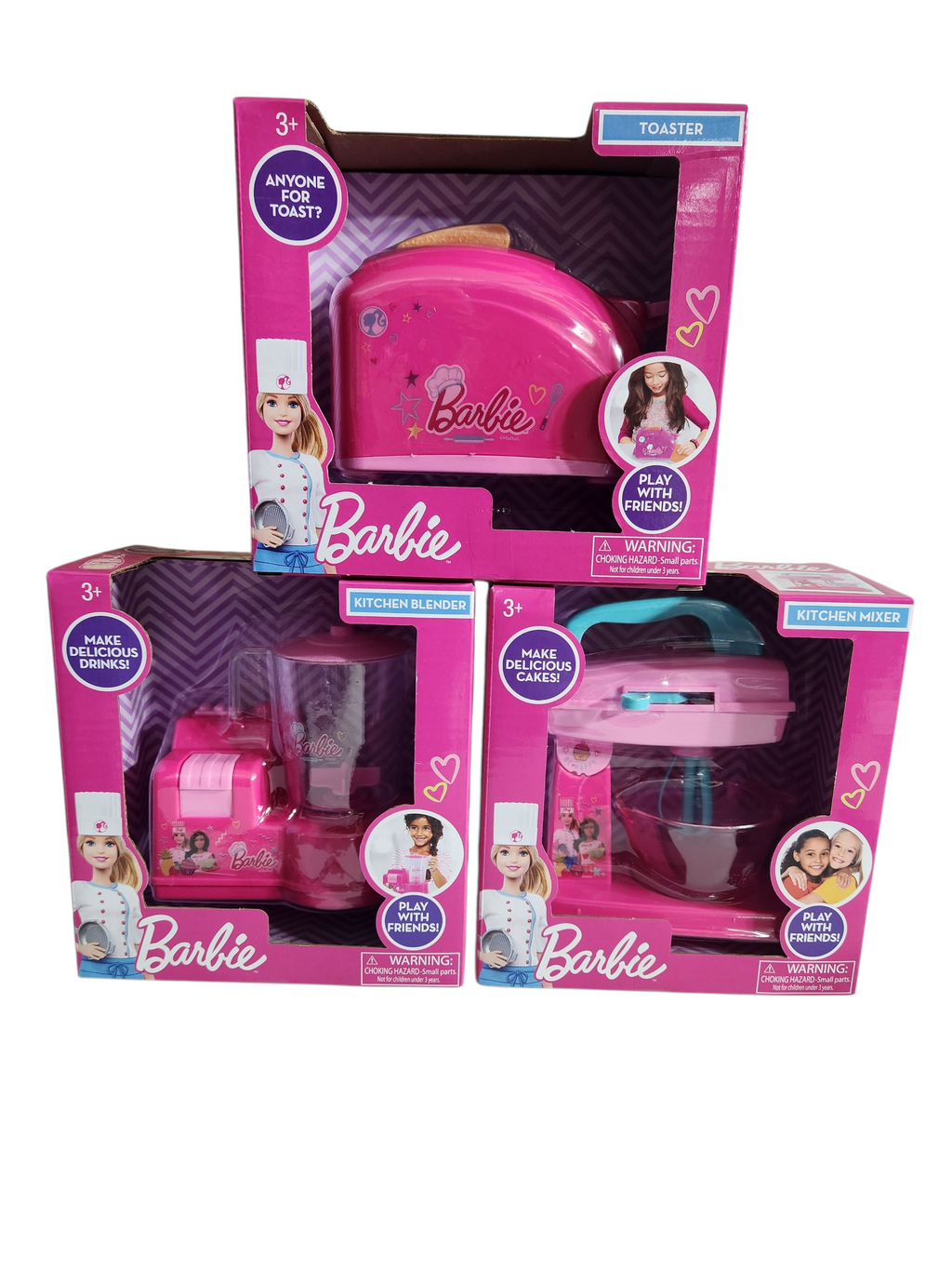 Barbie Kitchen Mixer Toaster & Blender for Kids Age 3+ Play with Friends ..