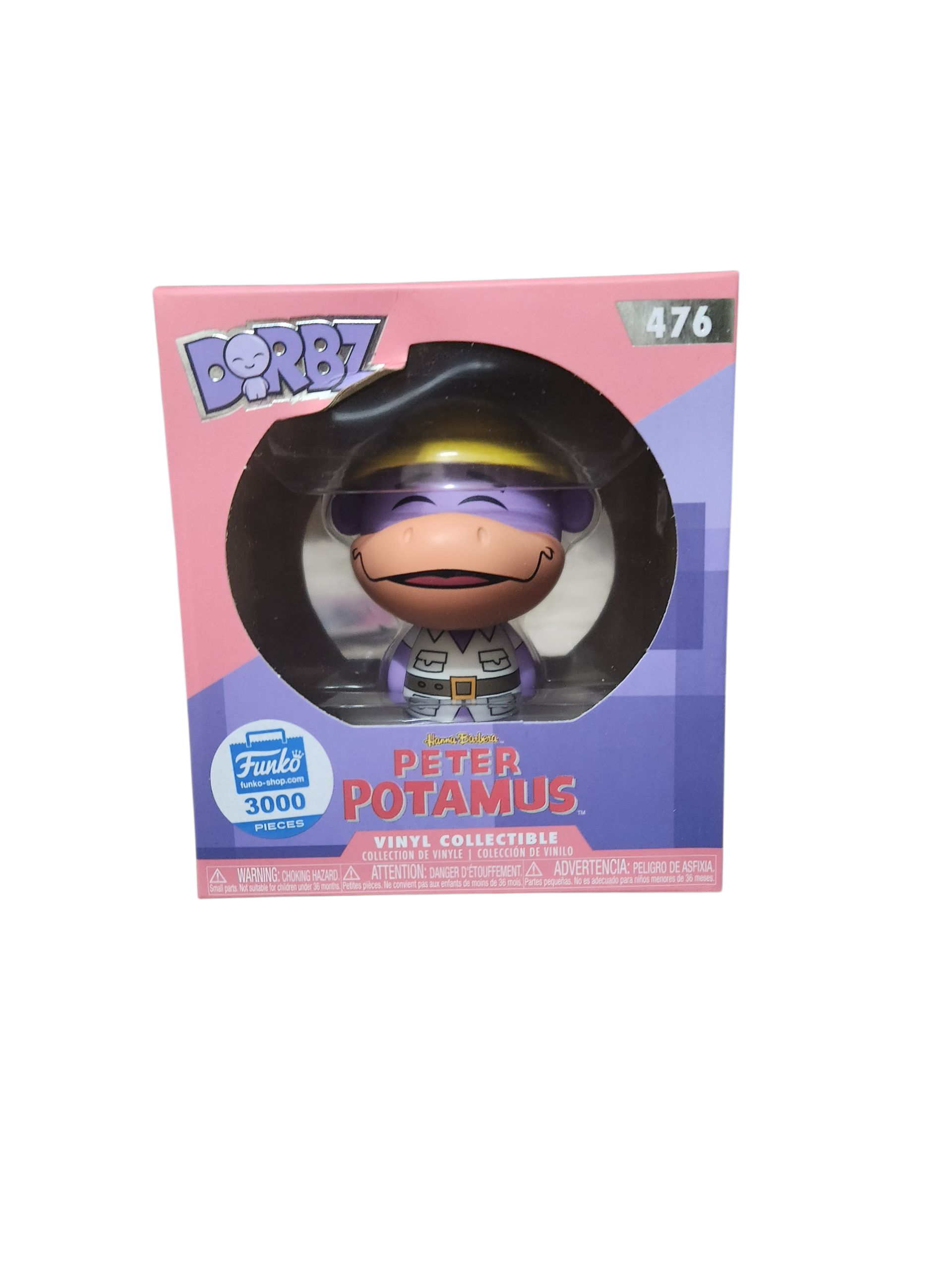 Funko Hanna Barbera Peter Potamus Dorbz 476 Vinyl Collectible Figure  Limited Edition