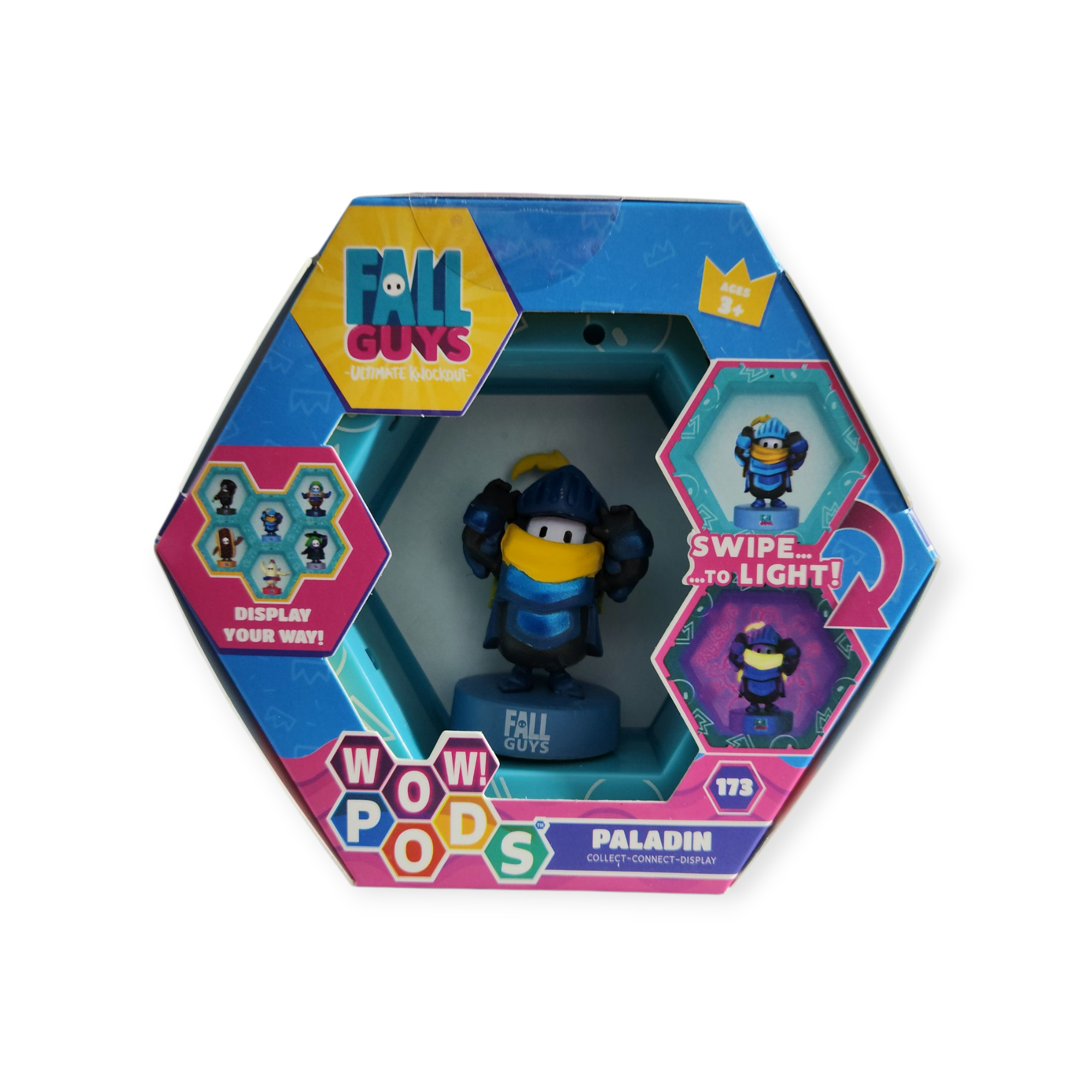 WOW! PODS Fall Guys Ultimate Knockout Palatin Light-up Bobble-Head Figure Official Merchandise Collectibles Toys Gifts for Fans