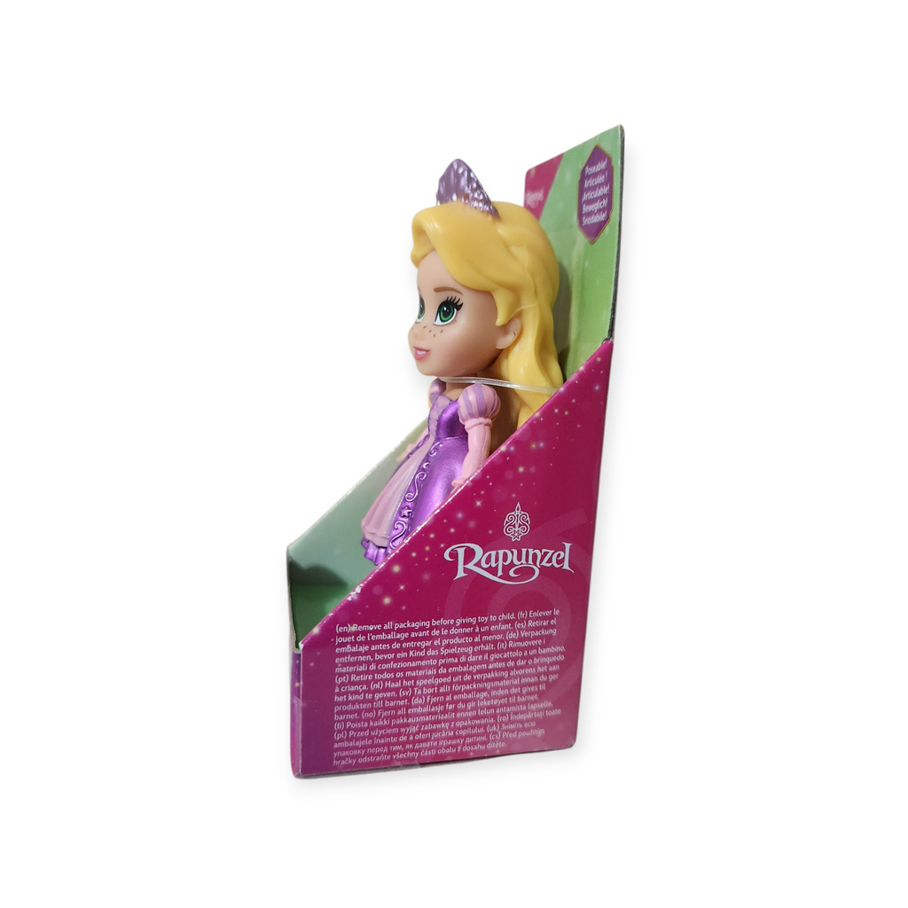 Disney Princess Mini Doll Rapunzel Style Varies Perfect for Kids Ages 3 and Up in Purple Dress