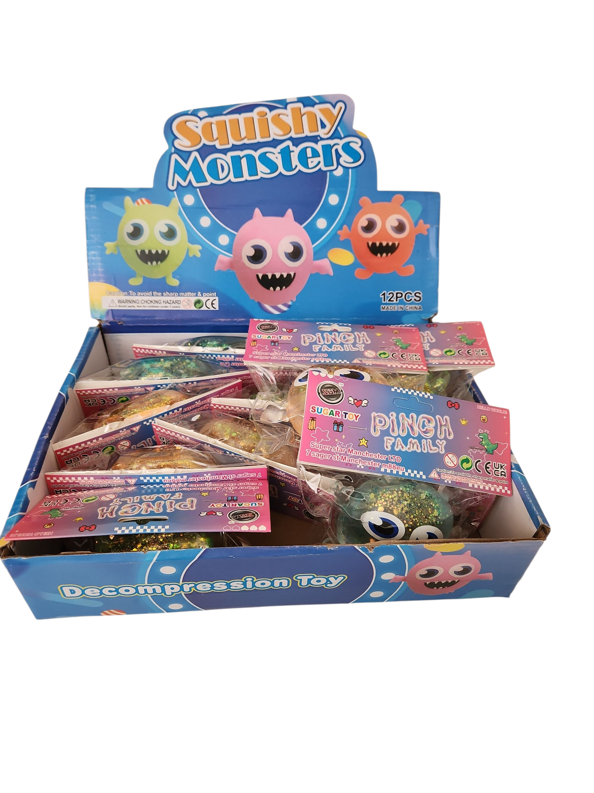 Squishy Monsters - Sugar Glitter  Stress Relief