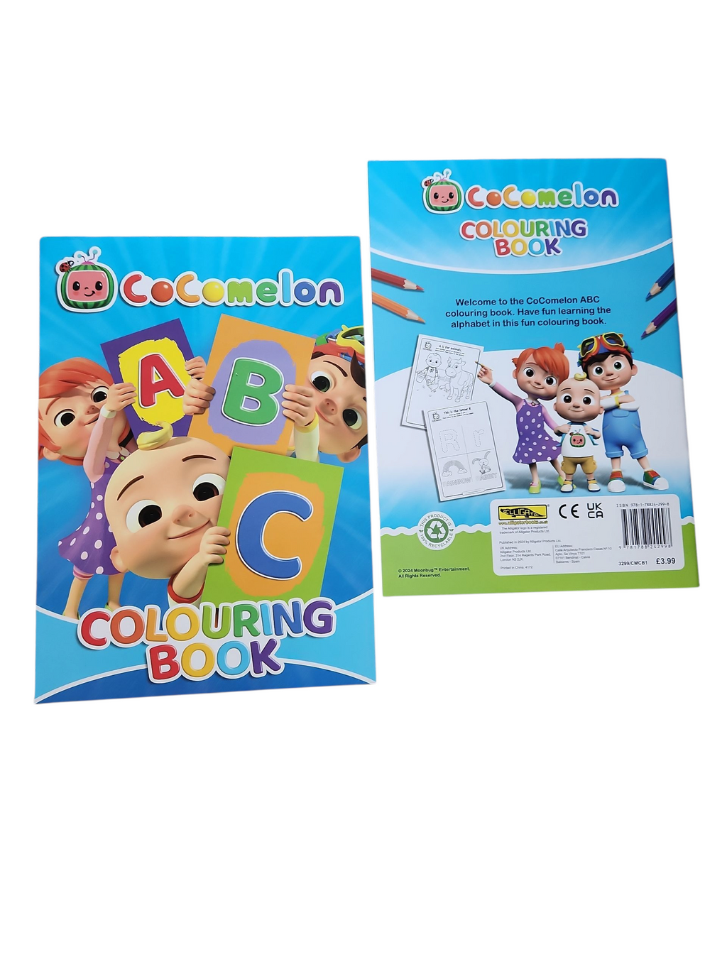 Cocomelon ABC Colouring Book for Kids Featuring Popular Characters and Brightly Coloured Letters Not Suitable Under 36 Months