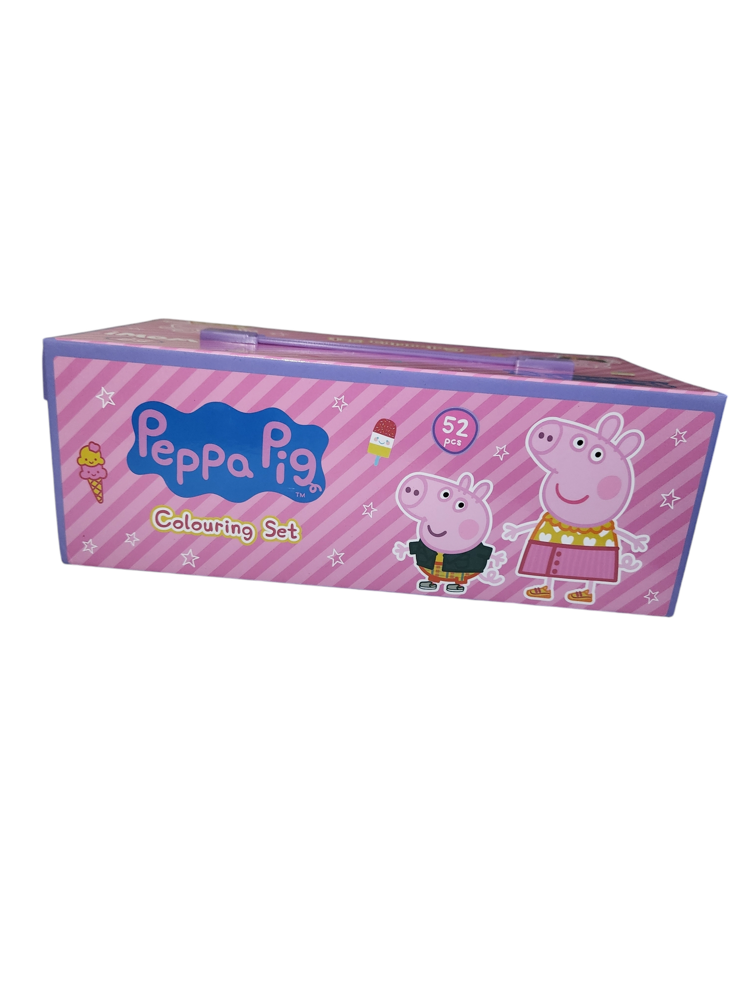 Official peppa pig colouring set- 52 piece