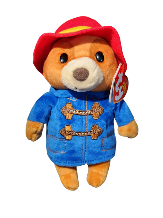 Official Ty Paddington Beanie Bear - 18cm cm Stuffed Toy