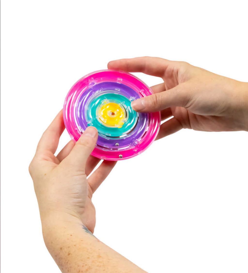 GYRO SPINNING MAZE-TURN IT-  SPIN IT SOLVE IT