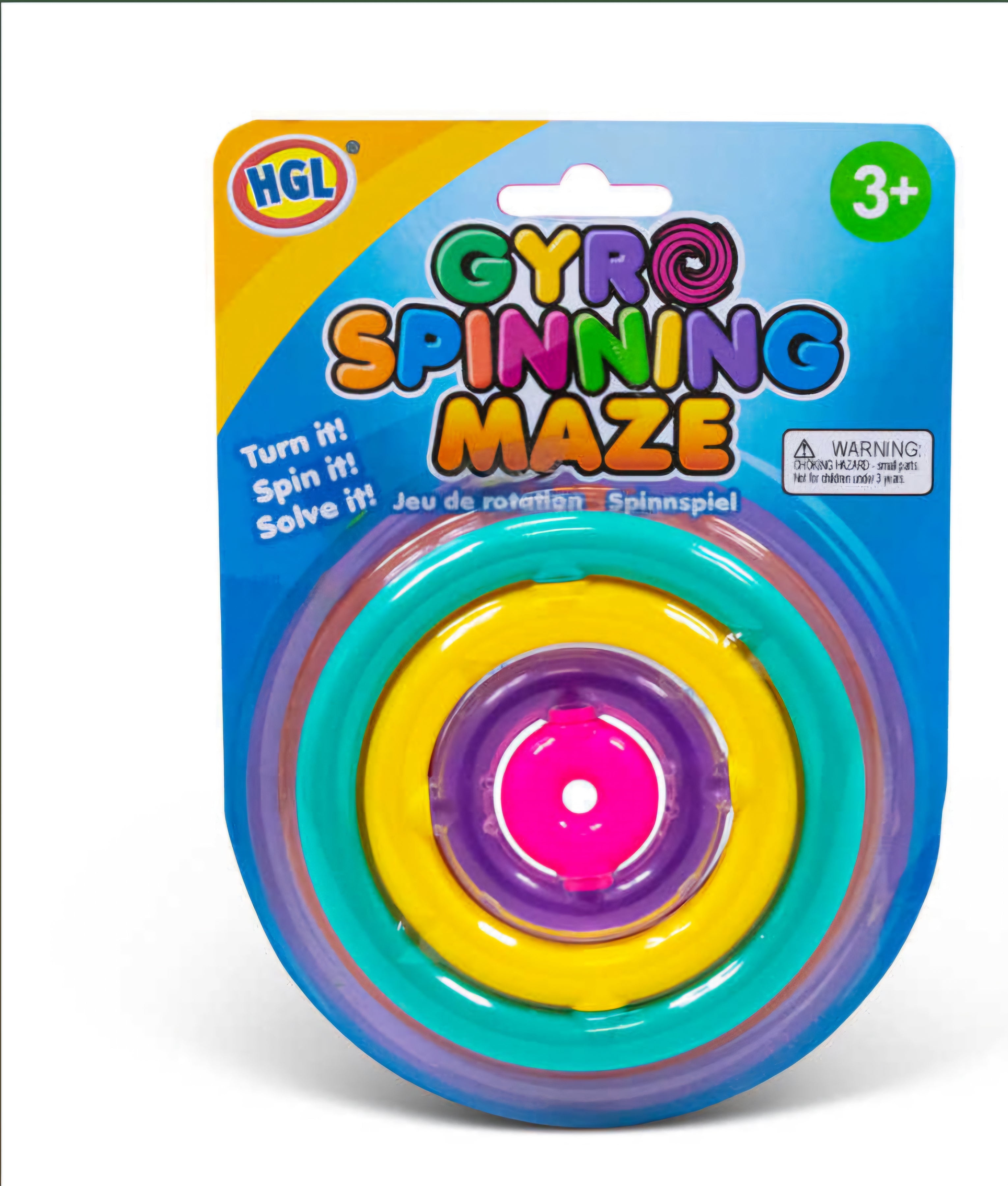 GYRO SPINNING MAZE-TURN IT-  SPIN IT SOLVE IT