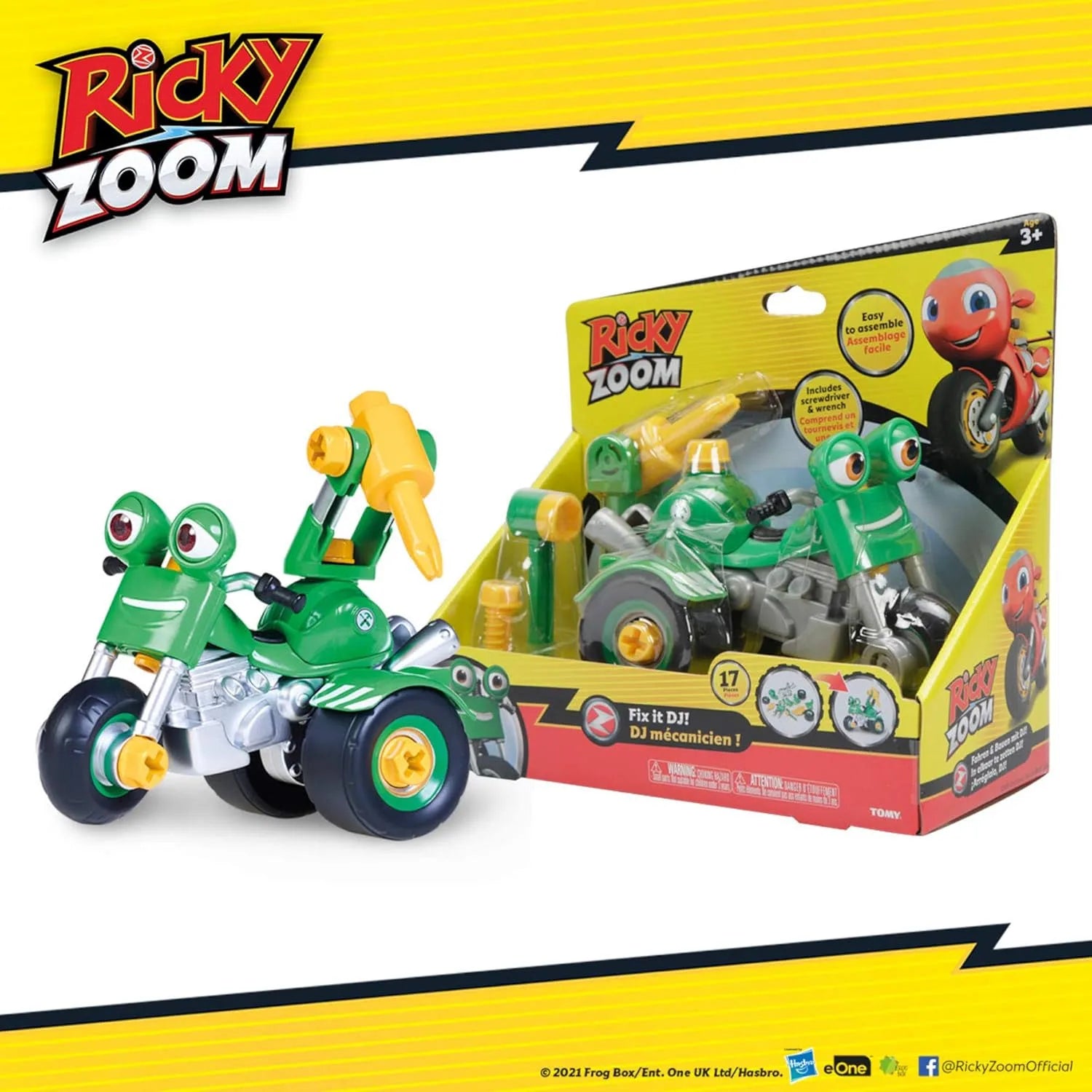 icky zoom bike  fix it dj.